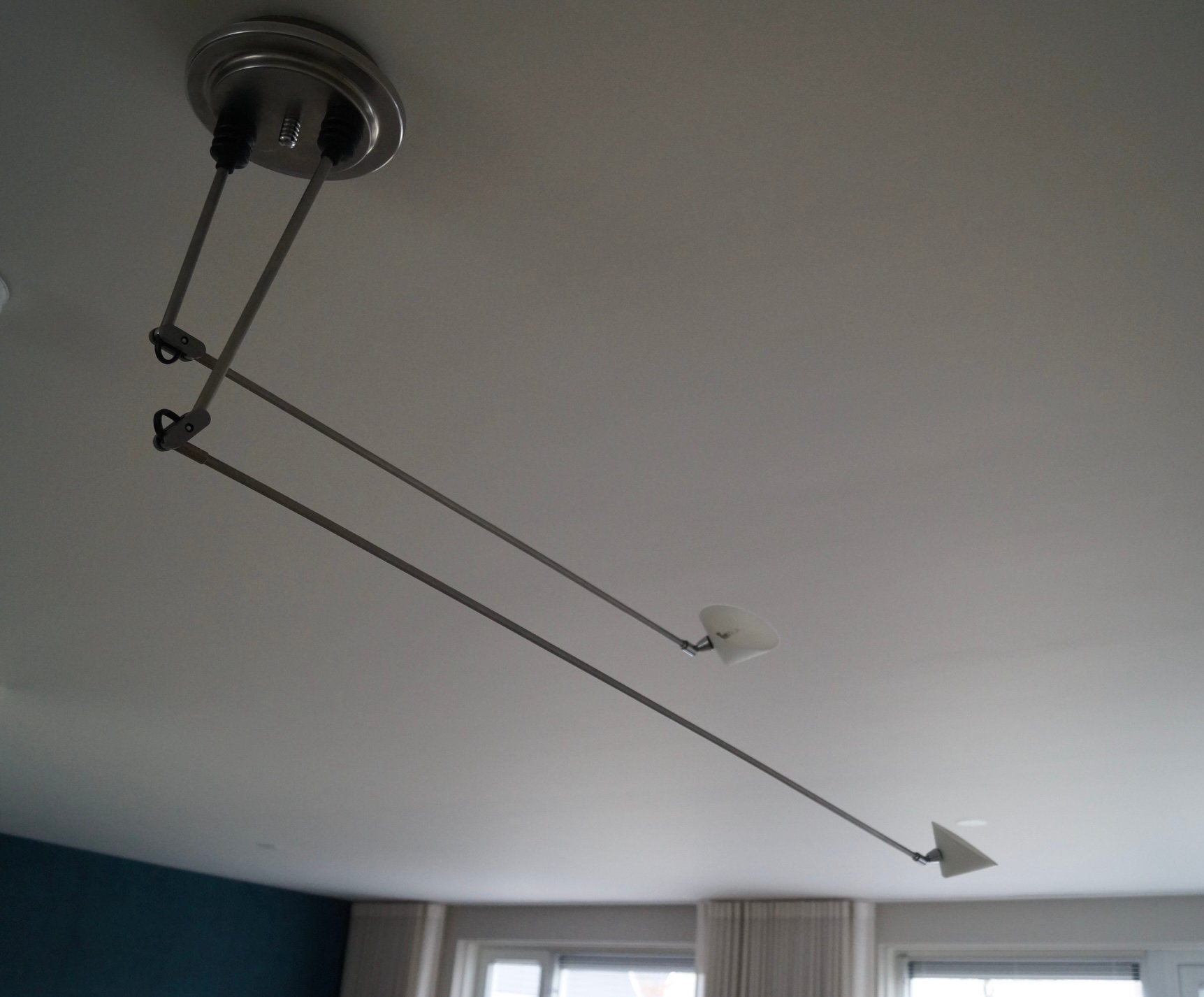 POLA lamp. Wit. Plafondlamp., Ophalen, Gebruikt, Inclusief lichtbron, Hanglamp