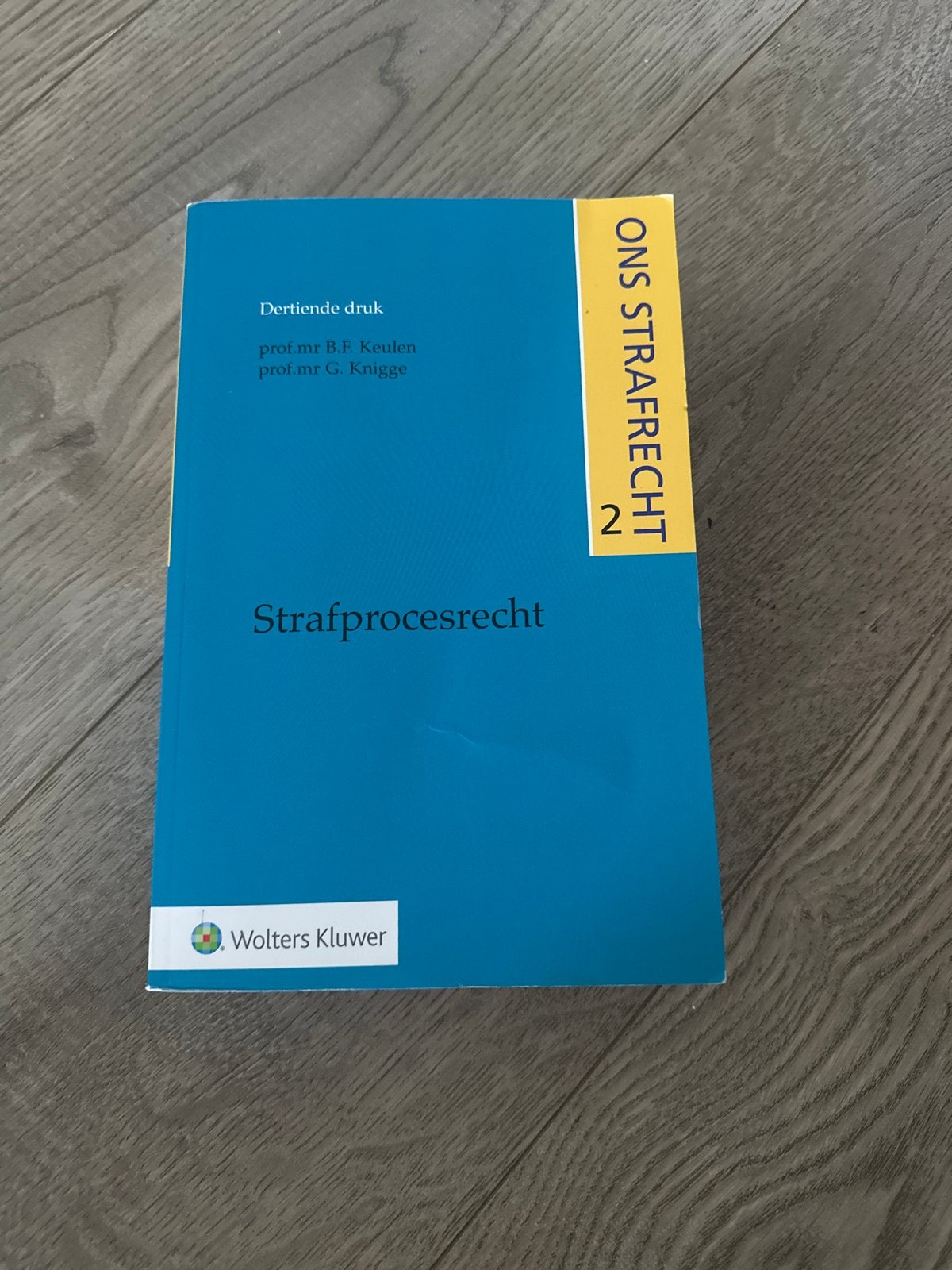 Ons Strafrecht 2: Strafprocesrecht (Dertiende druk), Ophalen of Verzenden, Gamma, Gelezen, WO