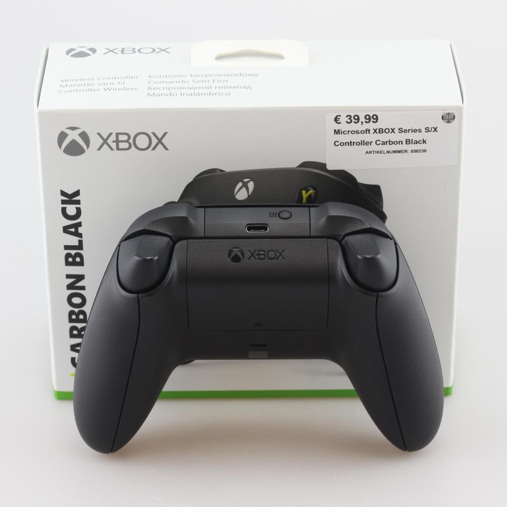 XBOX Series S/X Controller Carbon Black, Xbox, Zo goed als nieuw, Support@xbox.com, One Microsoft Way
Redmond, WA 98052-6399