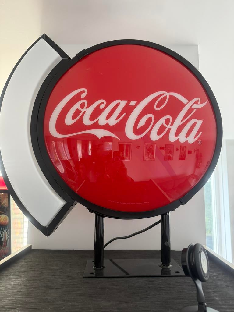 Coca-Cola reclame met ledverlichting., Verzamelen, Ophalen, Nieuw, Reclamebord