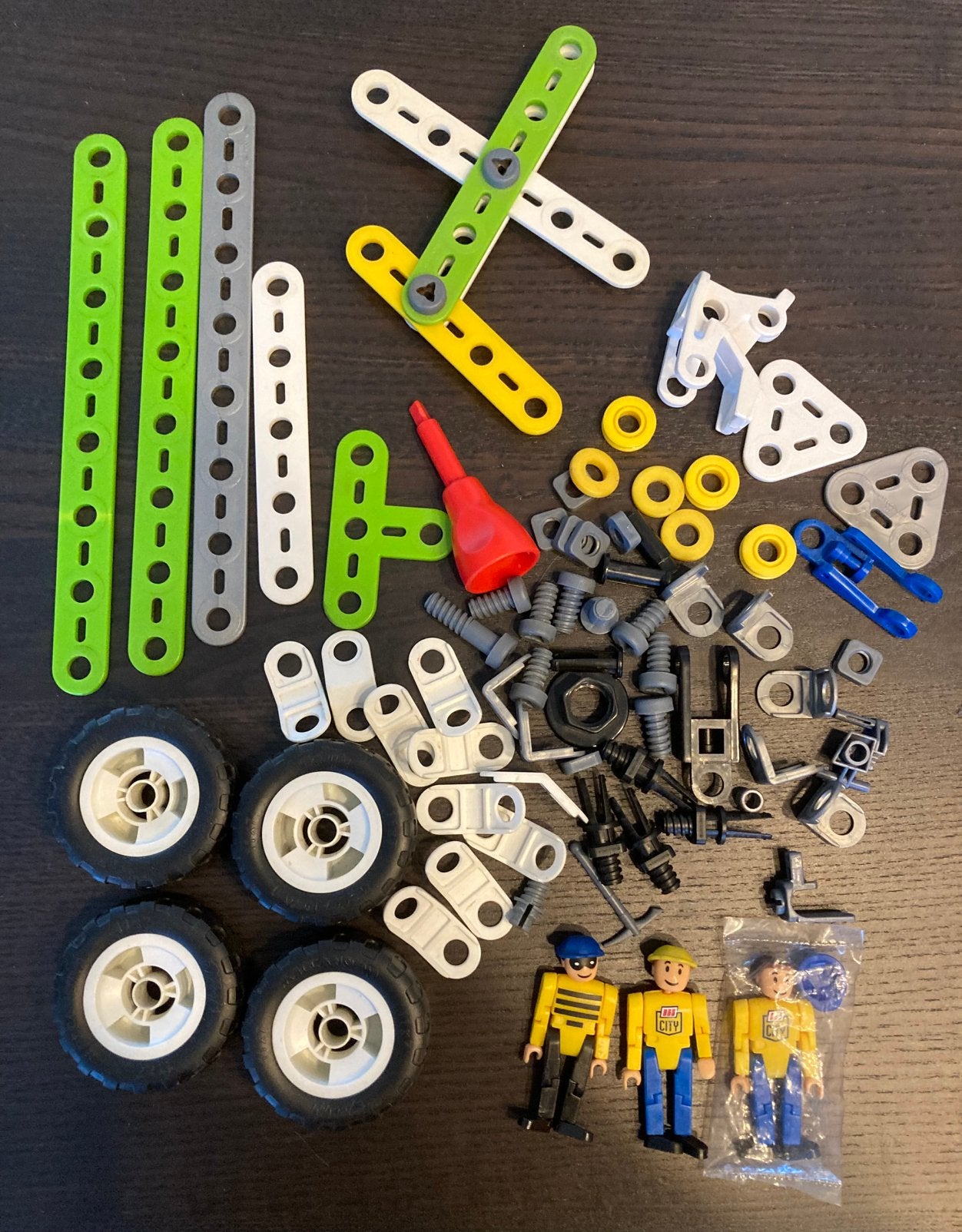 Meccano setje kunststof, Ophalen of Verzenden, Gebruikt