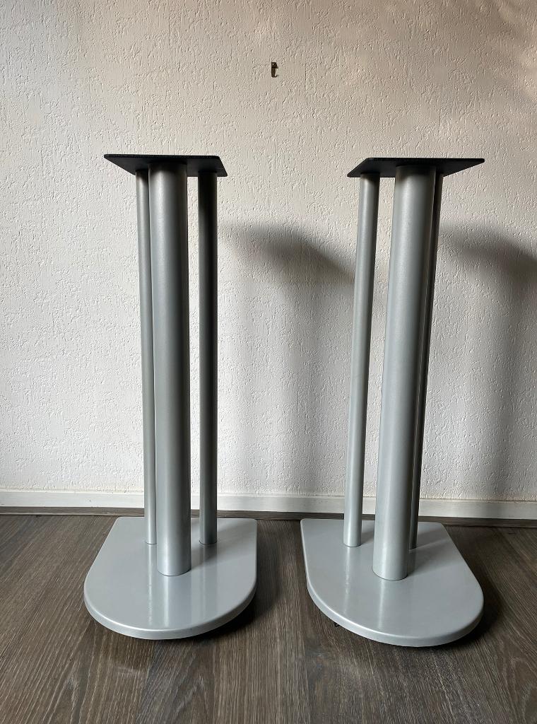 Speaker vloerstandaards *** Atacama, Nexus 6 Silver, 2 stuks, Overige typen, Zo goed als nieuw, 120 watt of meer, Ophalen