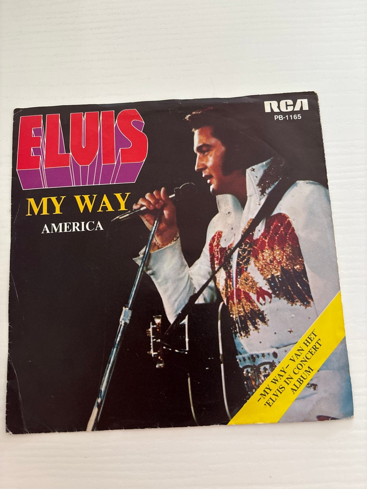 Elvis Presley - My Way / America - 45 toeren single, Ophalen of Verzenden, Zo goed als nieuw, Cd of Plaat