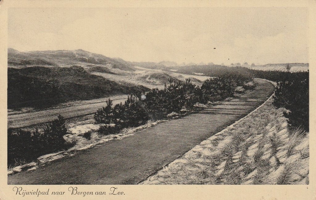 Bergen aan Zee, Verzamelen, Ansichtkaarten | Nederland, Ophalen of Verzenden, 1920 tot 1940, Gelopen, Noord-Holland