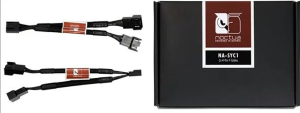 Noctua NA-SYC1 4-Pin PWM Y-Split Cable – set van 2, Ophalen of Verzenden, Zo goed als nieuw, Luchtkoeling