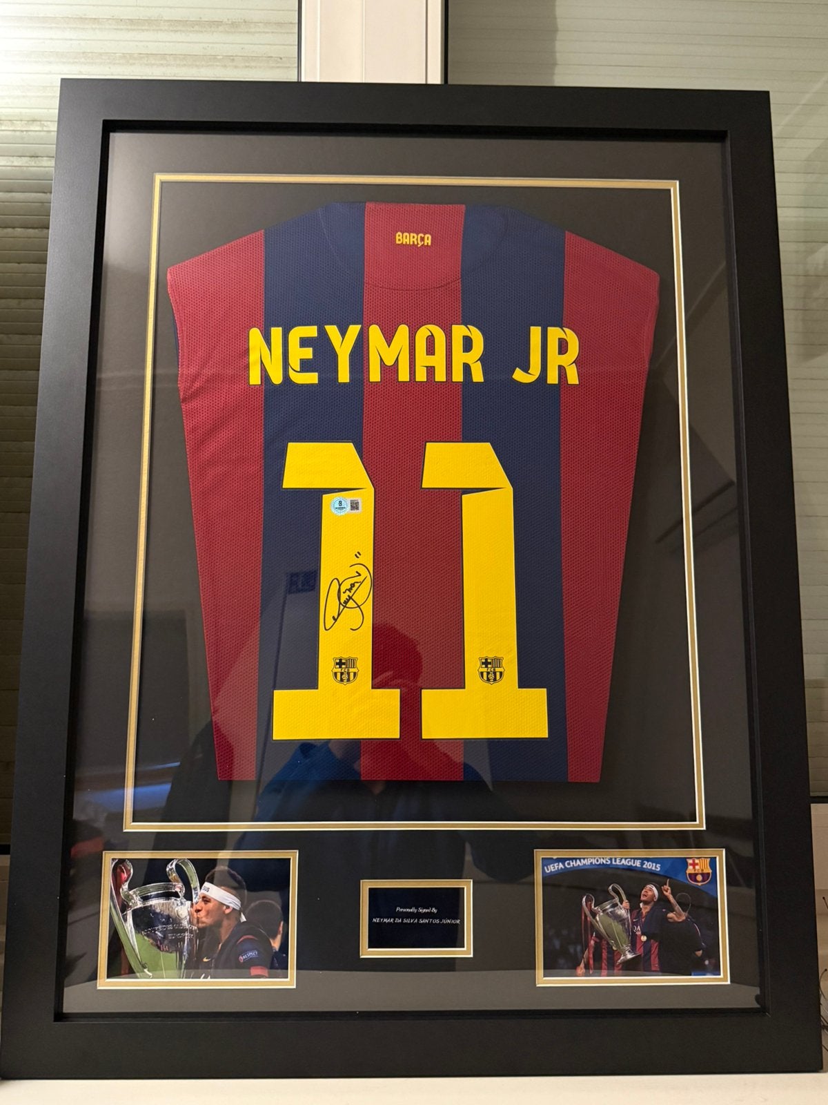 Neymar 2015 met unieke handtekening, Ophalen of Verzenden