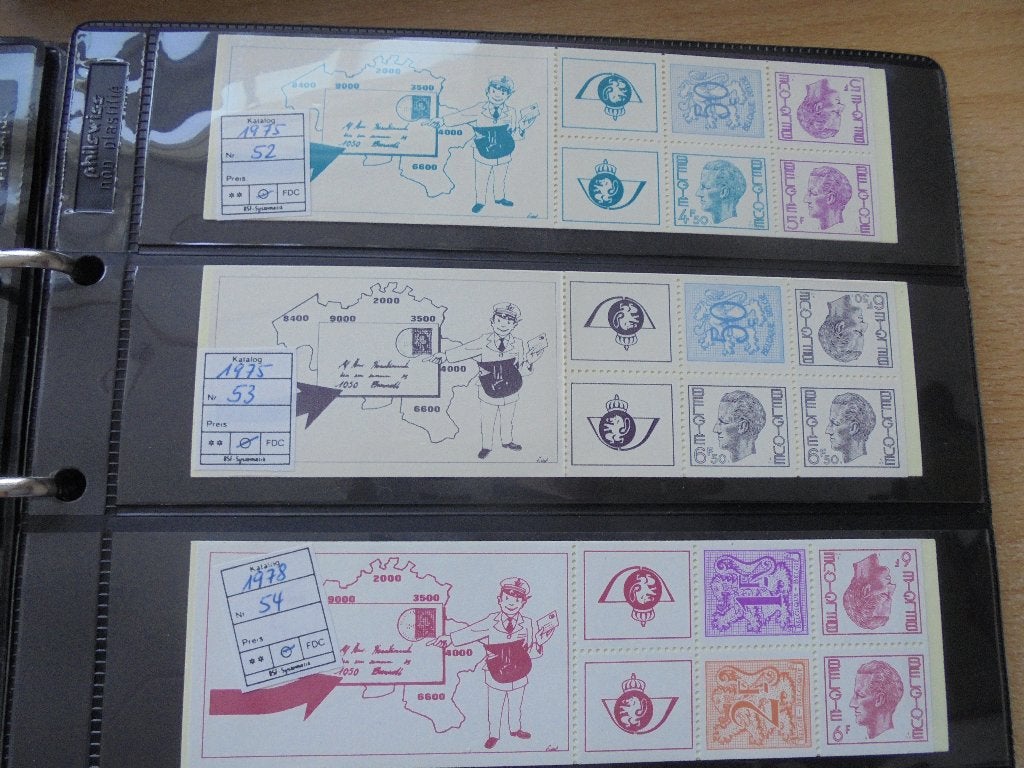 BELGIE.  Mooie partij postfrisse postzegelboekjes en 1 gest, Ophalen of Verzenden, Buitenland
