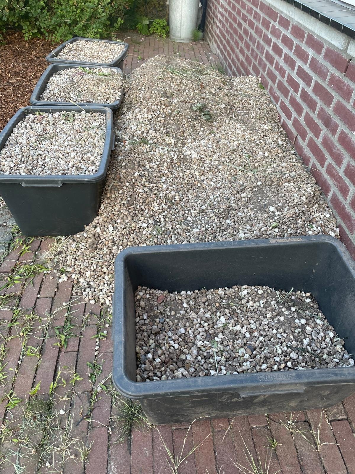 Tuingrind 1m3 - Zonder mos of groene aanslag, Tuin en Terras, Ophalen, Gebruikt, Overige typen