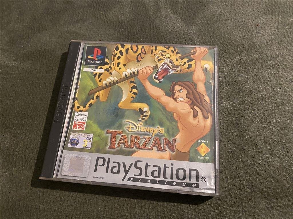 playstation 1 - disney tarzan [879], Spelcomputers en Games, Avontuur en Actie, Verzenden, 1 speler, Zo goed als nieuw