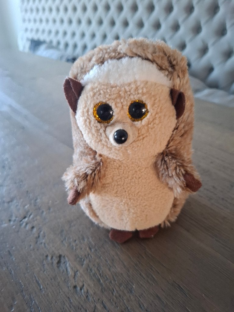 TY egel knuffel met grote glitterogen, Kinderen en Baby's, Speelgoed | Knuffels en Pluche, Ophalen of Verzenden, Zo goed als nieuw