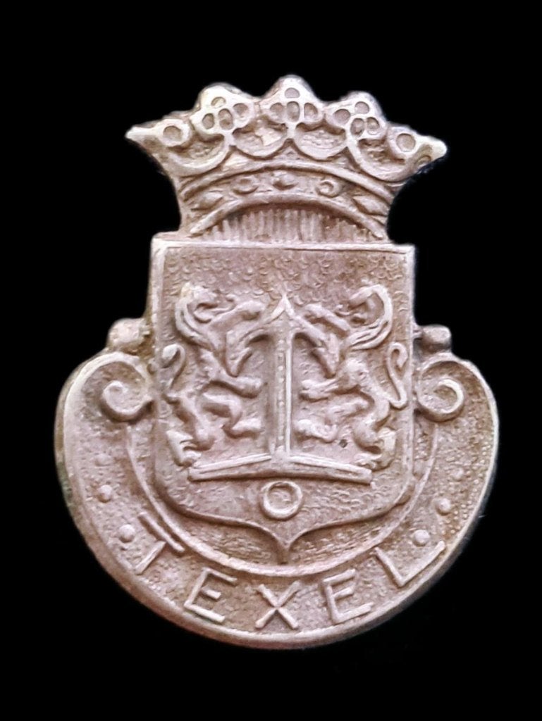 Texel gemeentewapen speld, Verzamelen, Verzenden, Nieuw, Stad of Land, Speldje of Pin