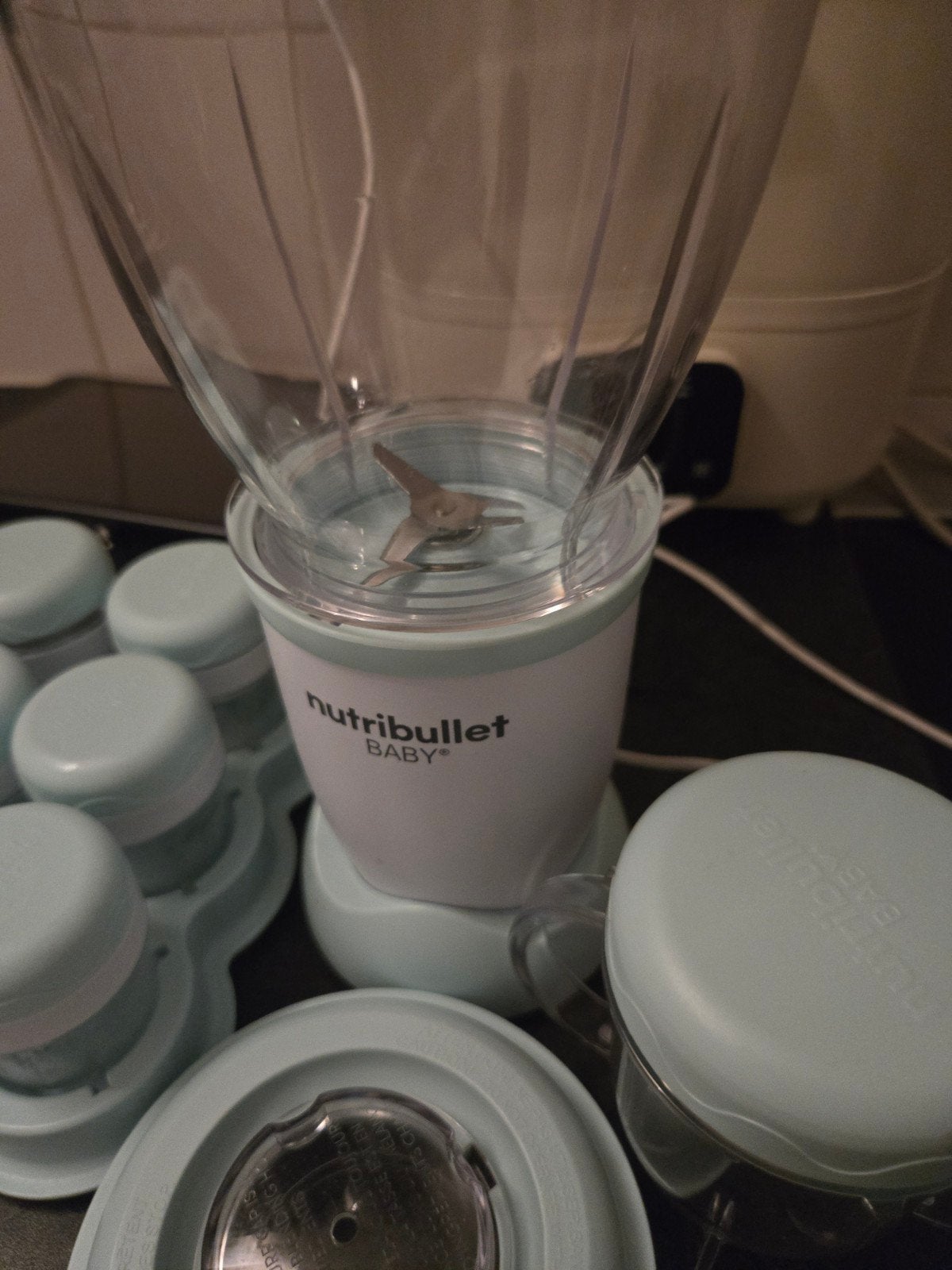 Nutribullet Baby Blender - Compleet met accessoires, Ophalen of Verzenden, Zo goed als nieuw, Blender