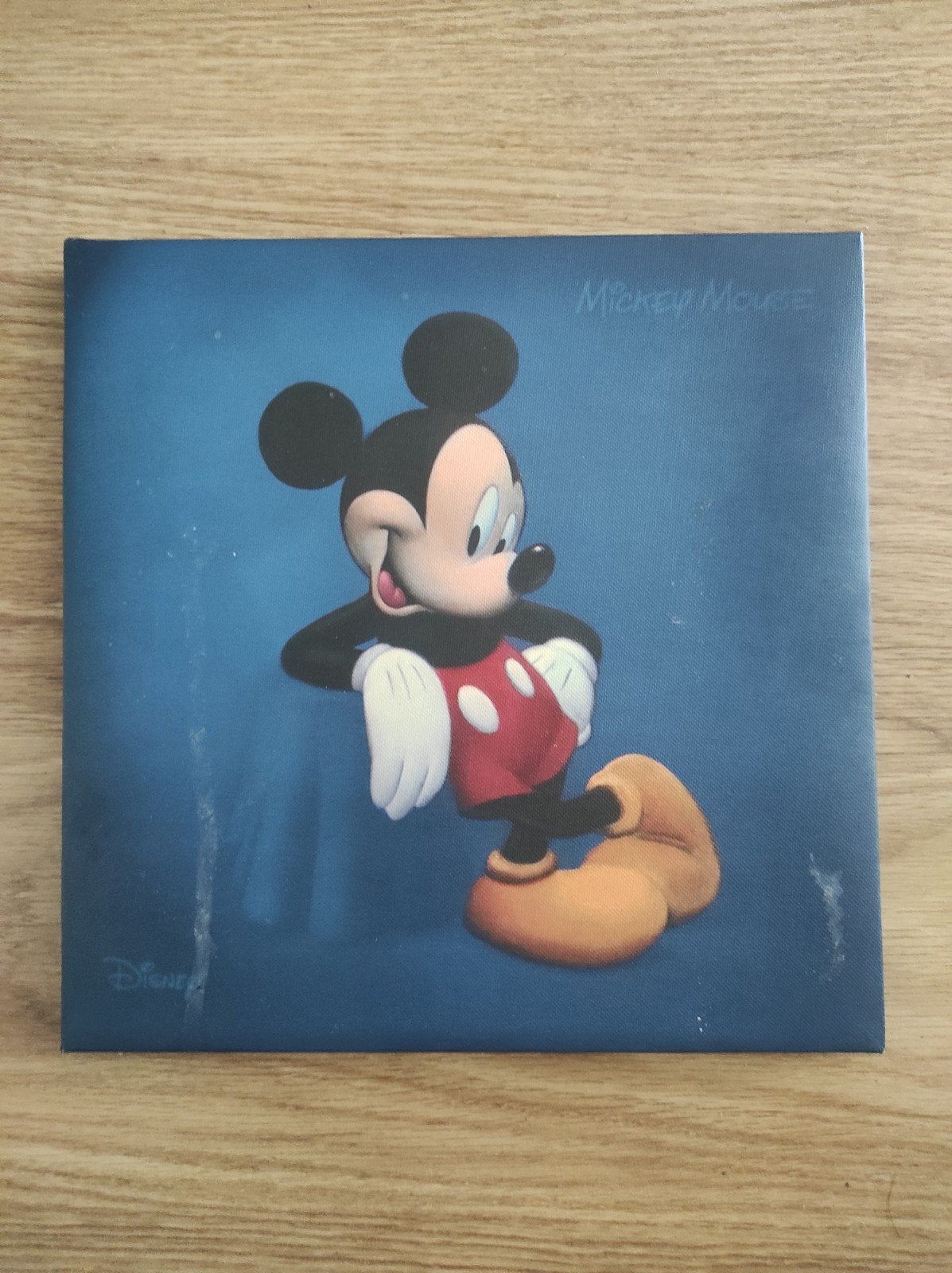 Disney Mickey Mouse Schilderijtje 25 CM, Ophalen of Verzenden, Gebruikt