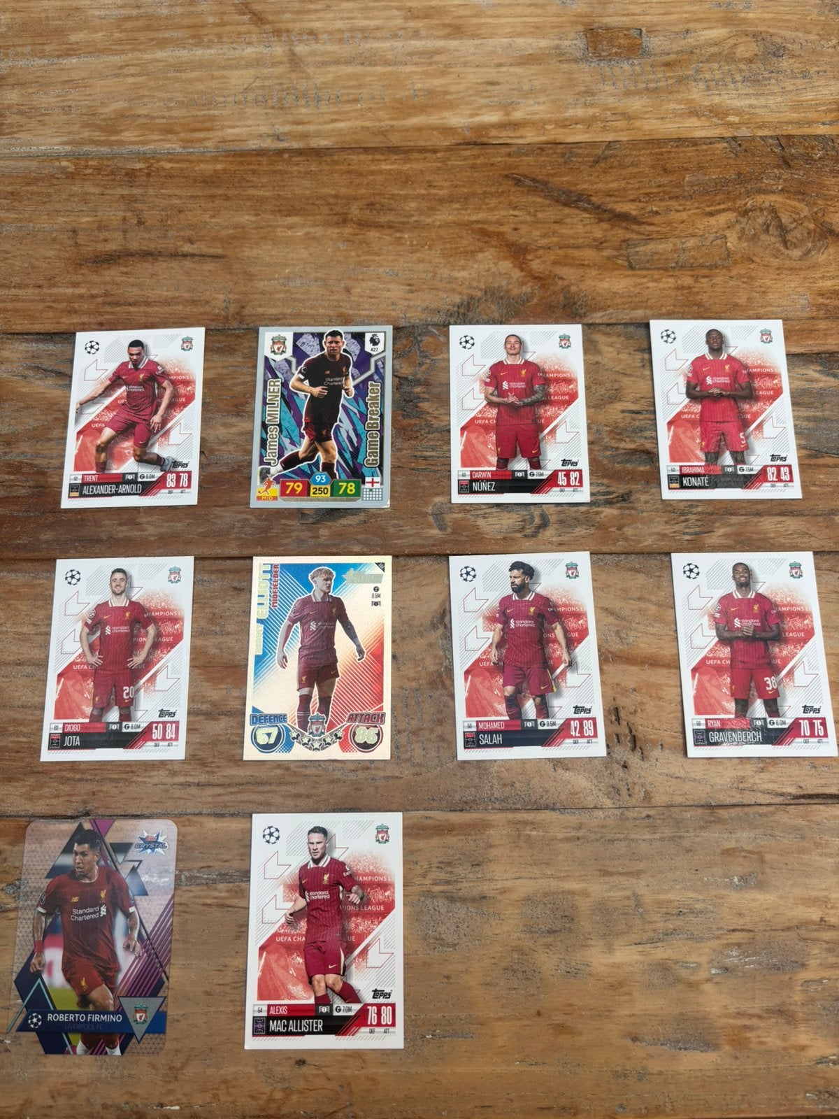 Liverpool Voetbalkaartjes - Topps Match Attax & Panini Adren, Ophalen of Verzenden, Zo goed als nieuw, Meerdere plaatjes