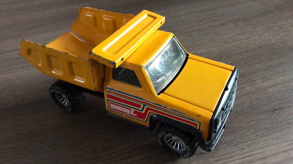 Buddy L Corp kiepwagen, Ophalen of Verzenden, Gebruikt