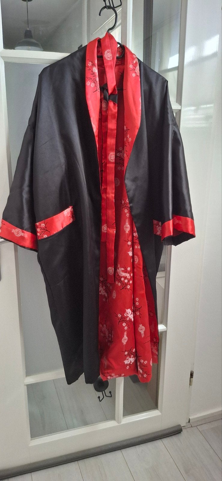 kimono jas 2 kanten draagbaar,maatL, t/m 48, Appleshop, Nieuw, Ophalen of Verzenden, Jas of Mantel