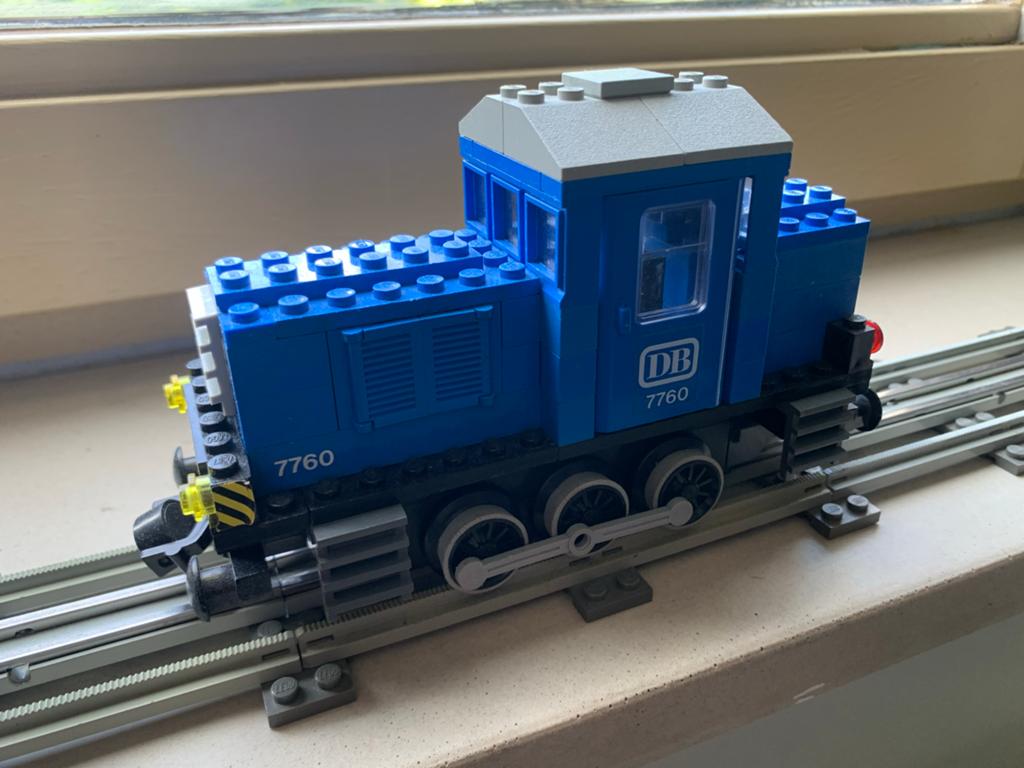 Lego 7760 Diesellocomotief - Vintage Trein, Kinderen en Baby's, Speelgoed | Duplo en Lego, Gebruikt, Overige thema's, Lego, Ophalen of Verzenden