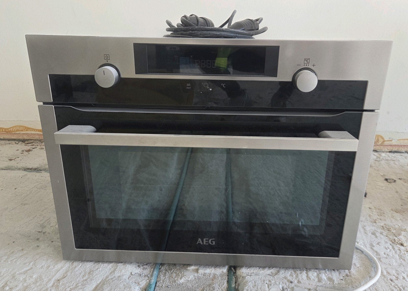 AEG Combi oven en magnetron - inbouw, Witgoed en Apparatuur, Ovens, Ophalen, 45 tot 50 cm, AEG, Combi-oven