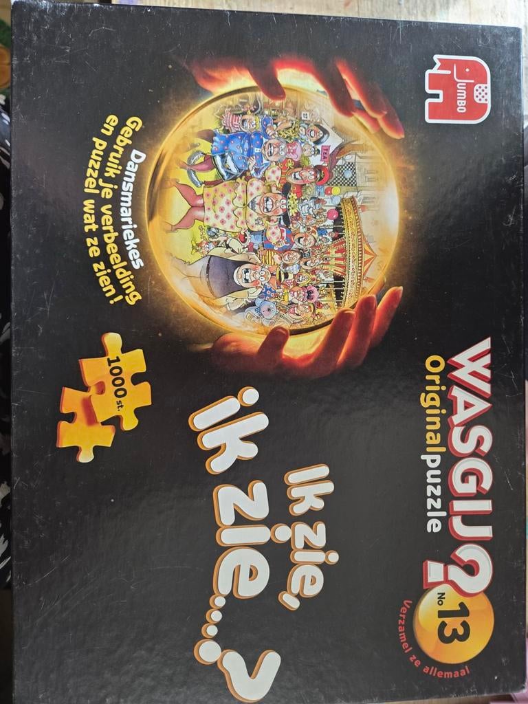 Wasgij Original 13: Ik zie, ik zie... Dansmariekes, Ophalen of Verzenden, 500 t/m 1500 stukjes, Gebruikt, Legpuzzel