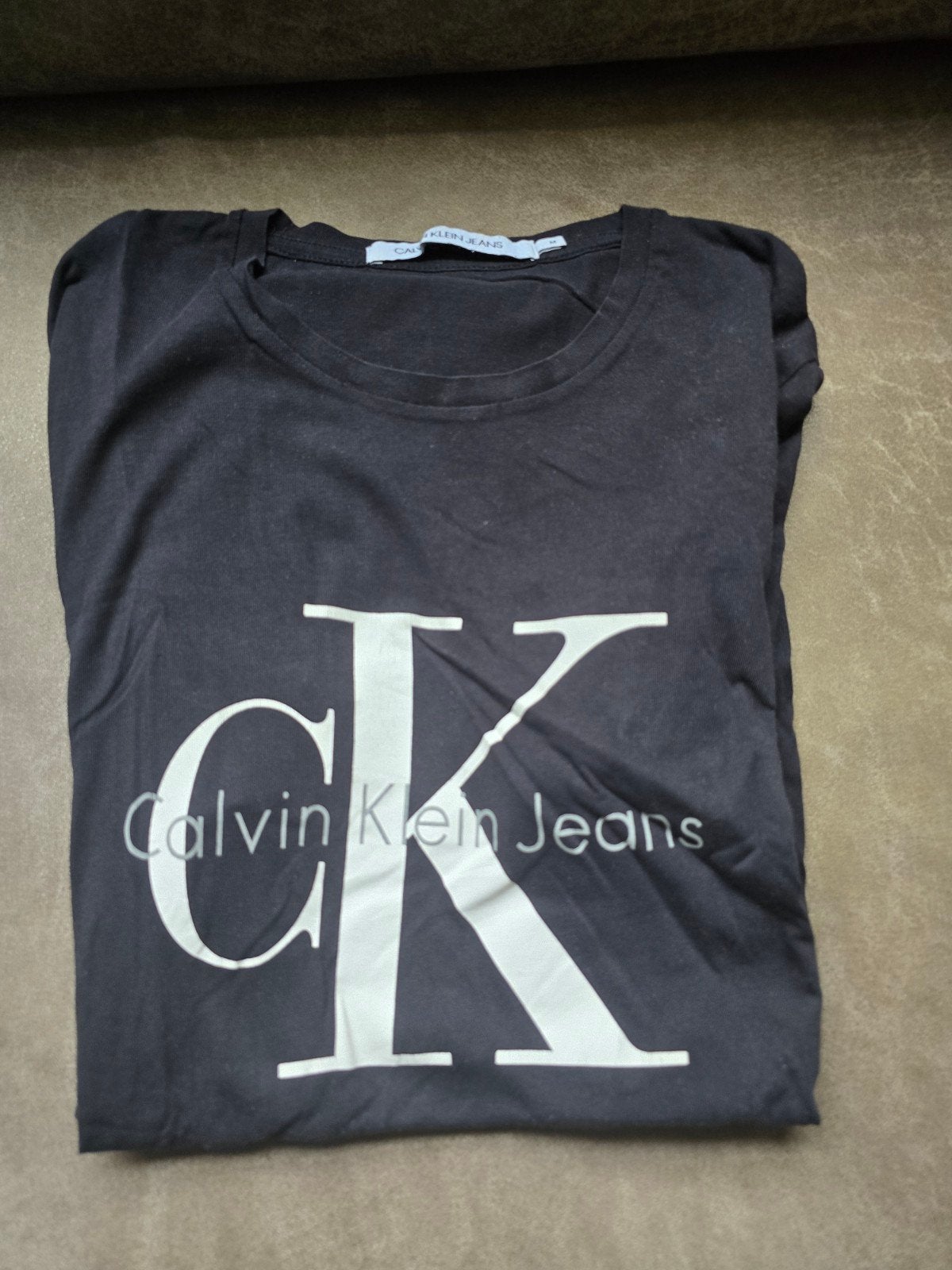 T-shirt Calvin Klein maat M, Ophalen, Zwart