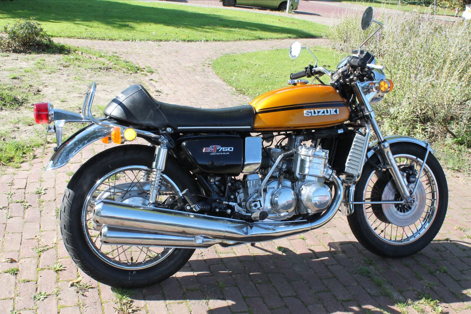 Suzuki GT750 bj 1975, Motoren, Gebruikt, 3 cilinders, Particulier, Toermotor