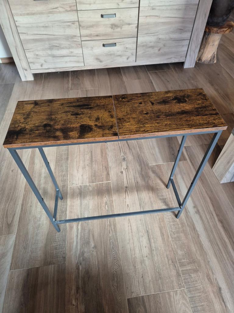 Bijzettafeltje, Huis en Inrichting, Tafels | Bijzettafels, Ophalen, Rechthoekig, 75 cm of meer, 60 cm of meer