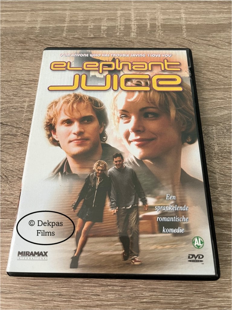 Dvd Elephant Juice, Alle leeftijden, Ophalen of Verzenden, Gebruikt, Romantische komedie