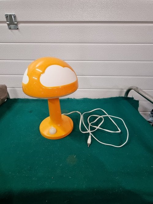 Paddenstoellamp ikea vintage oranje, Ophalen of Verzenden