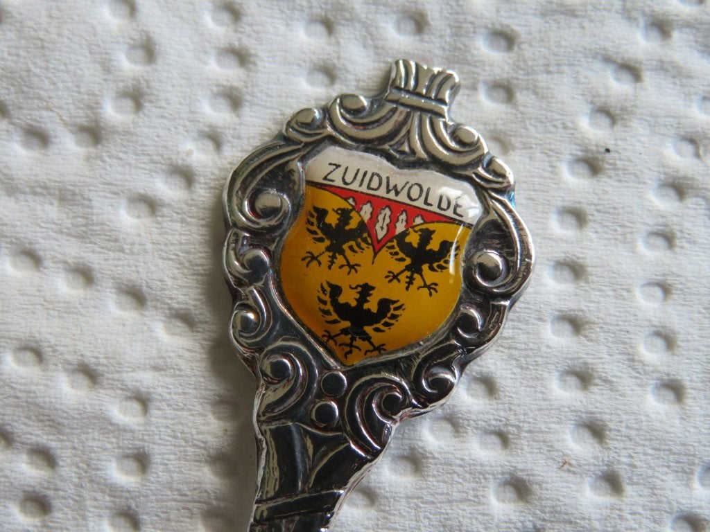 Lepeltje Wapen Zuidwolde (Drenthe), Verzenden, Nieuw, Overige materialen, Bestek