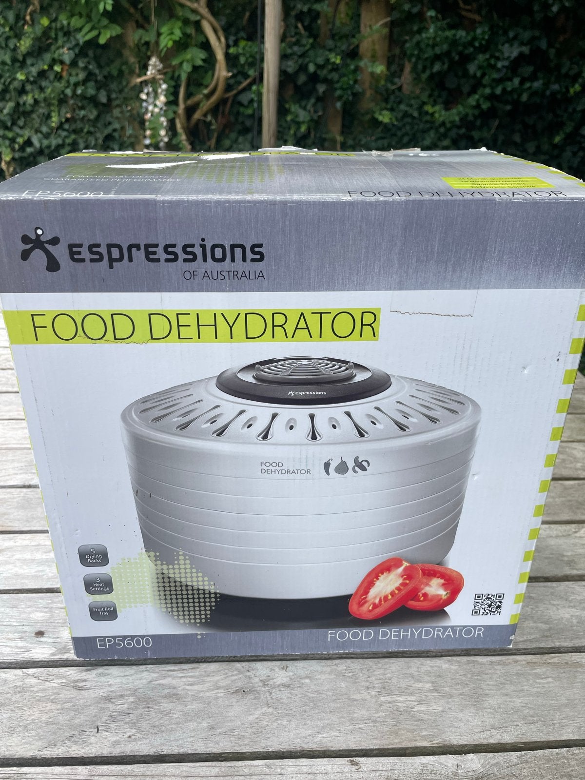 Espressions Food Dehydrator EP5600 - Voedseldroger, Witgoed en Apparatuur, Ophalen of Verzenden, Zo goed als nieuw