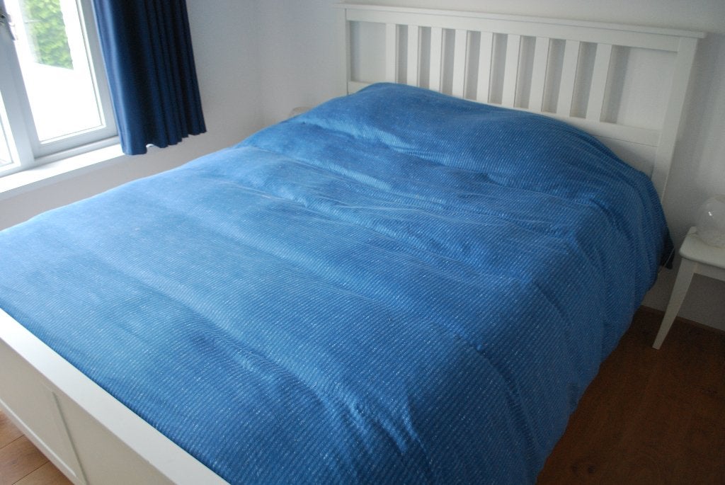 Ikea Hemnes bed 2-persoons, Huis en Inrichting, Slaapkamer | Bedden, Ophalen, Gebruikt, Wit, Tweepersoons
