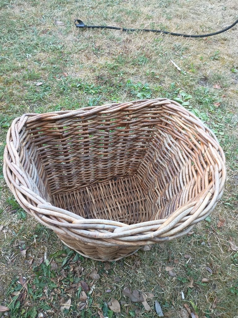 Basil rotan fietsmand, Ophalen, Stuurbevestiging, Fietsmand, Gebruikt