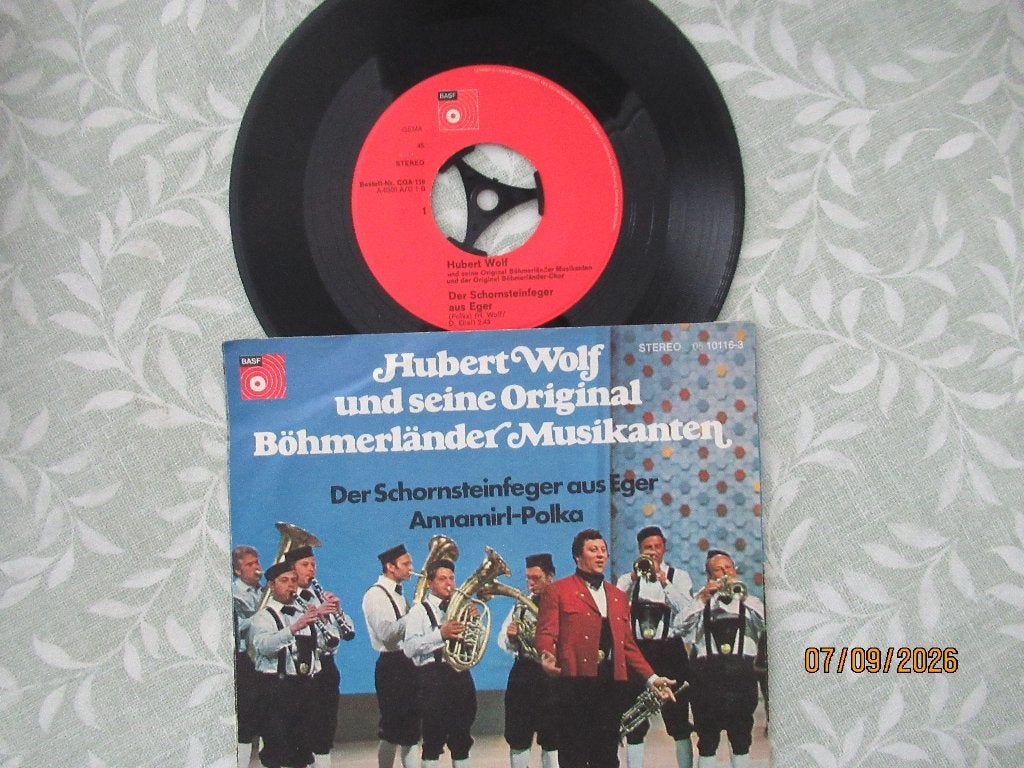 Hubert Wolf   Annamirl Polka, Ophalen of Verzenden, Gebruikt, 7 inch, Nederlandstalig