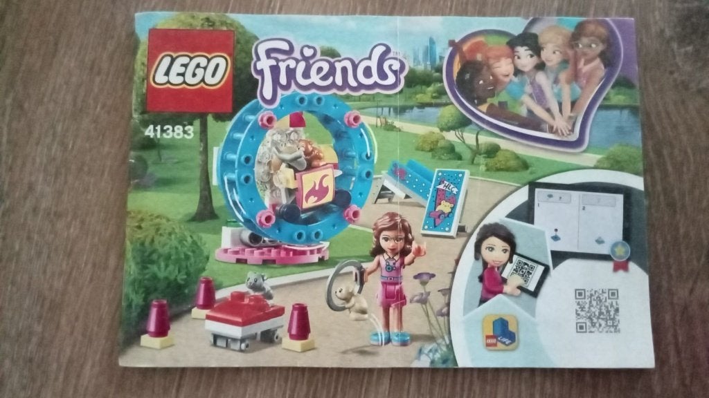 Lego Friends 41383 Olivia's hamsterspeelplaats, Lego, Friends, Ophalen of Verzenden, Zo goed als nieuw