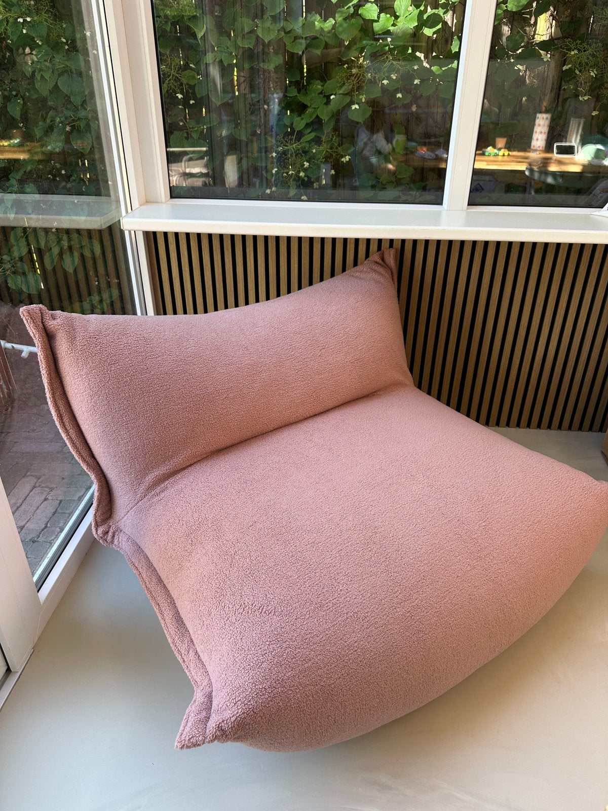 Fatboy BonBaron Sherpa roze (kleur: Pinky Promise), Ophalen, Zo goed als nieuw