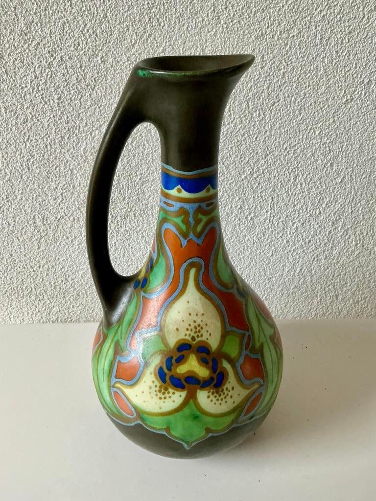 Goedewaagen Gouda Holland vaas "Orchidee" - Art Deco, Antiek en Kunst, Antiek | Vazen, Ophalen