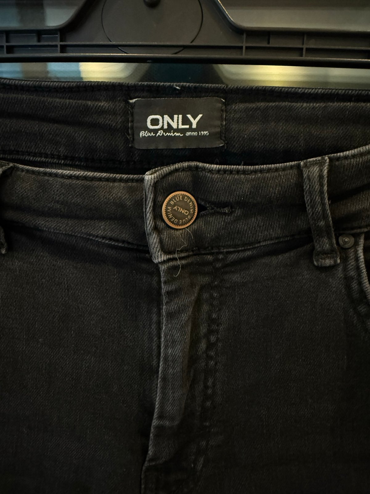Only zwarte flared jeans maat L32, Ophalen of Verzenden, Gedragen, Zwart, W30 - W32 (confectie 38/40)