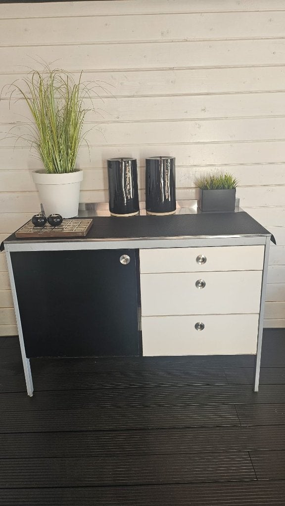 Ikea werktafel/keukenkast met roestvrij stalen werkblad, Ophalen, Gebruikt