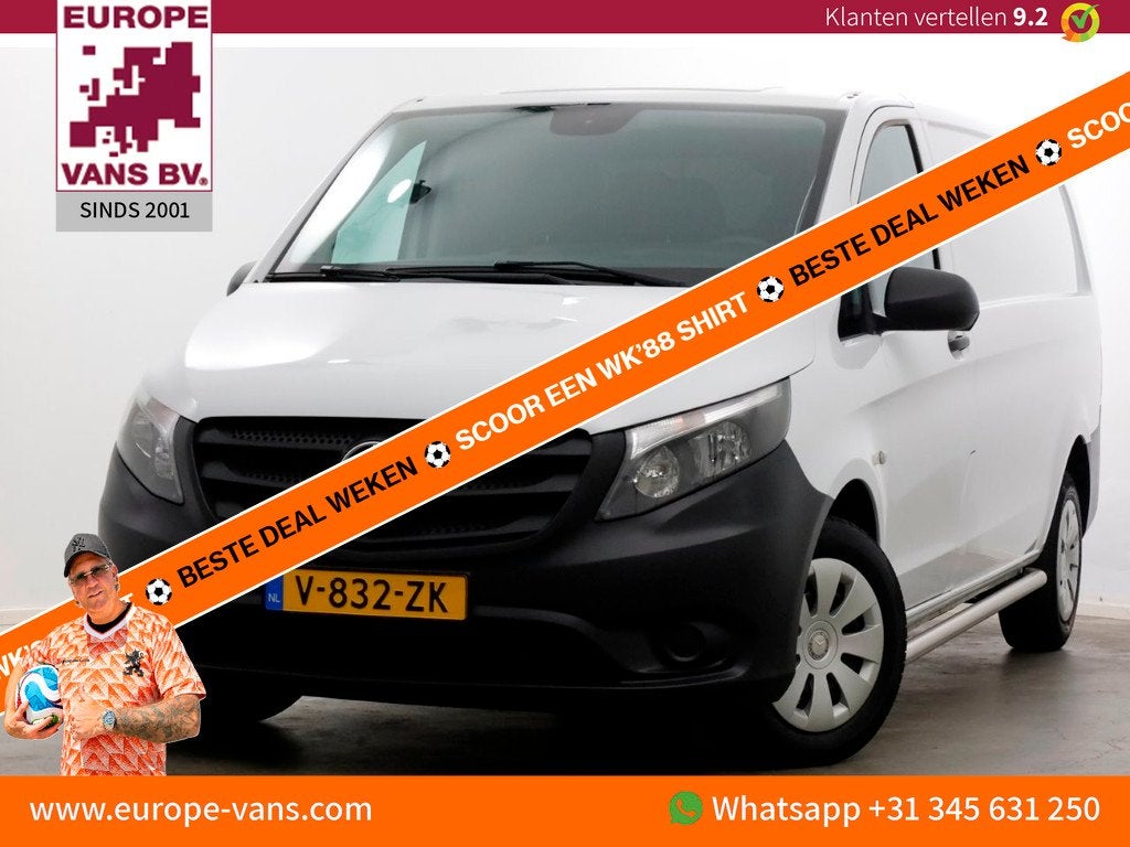 Mercedes-Benz Vito 111 CDI 115pk E6 XL Extra Lang Airco/Came, Auto's, Voorwielaandrijving, 1780 kg, Gebruikt, Euro 6