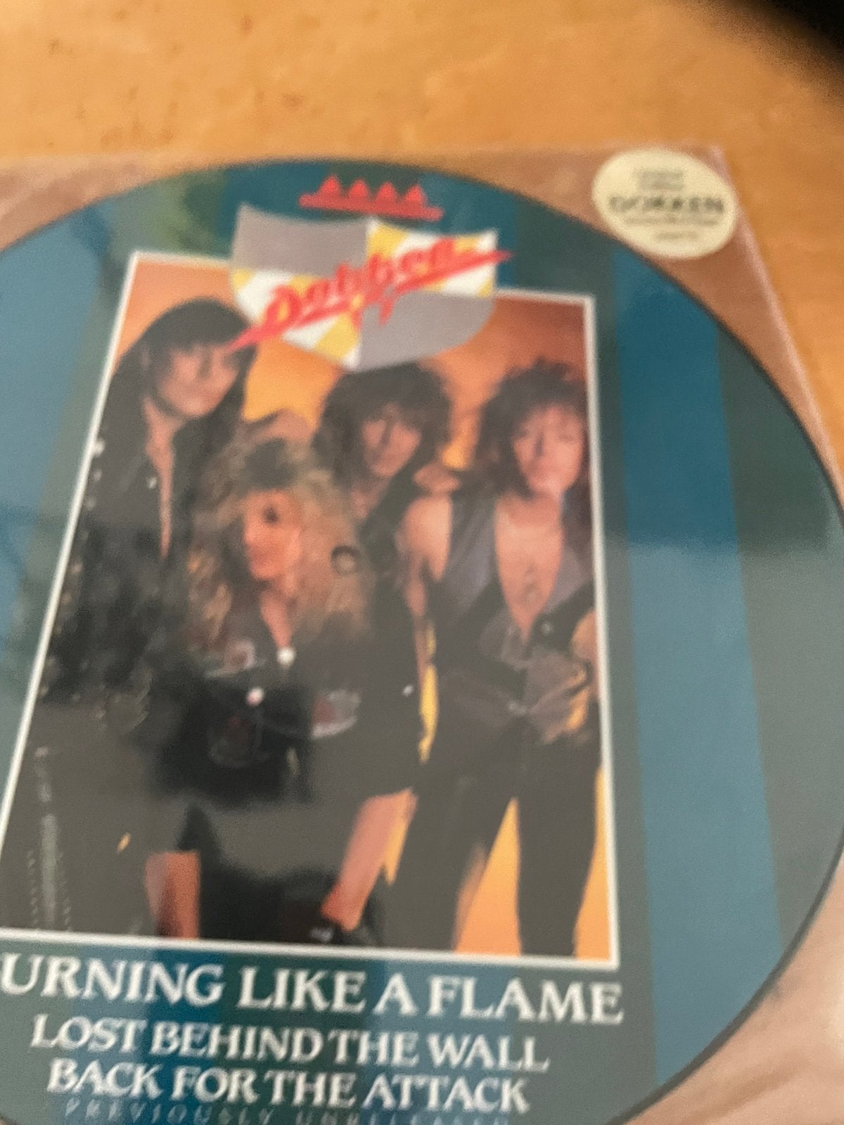 Dokken - burning like a flame pdisc, Cd's en Dvd's, Vinyl | Hardrock en Metal, Ophalen of Verzenden, Zo goed als nieuw