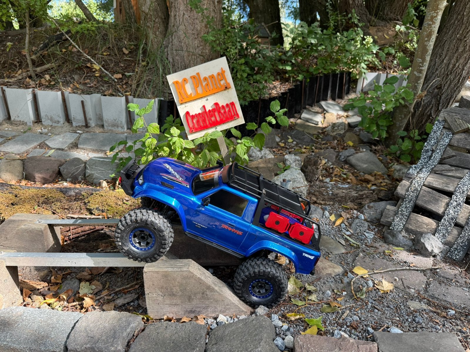 Traxxas trx4 high trail met upgrades, Hobby en Vrije tijd, Elektro, Auto offroad, Ophalen of Verzenden, Zo goed als nieuw