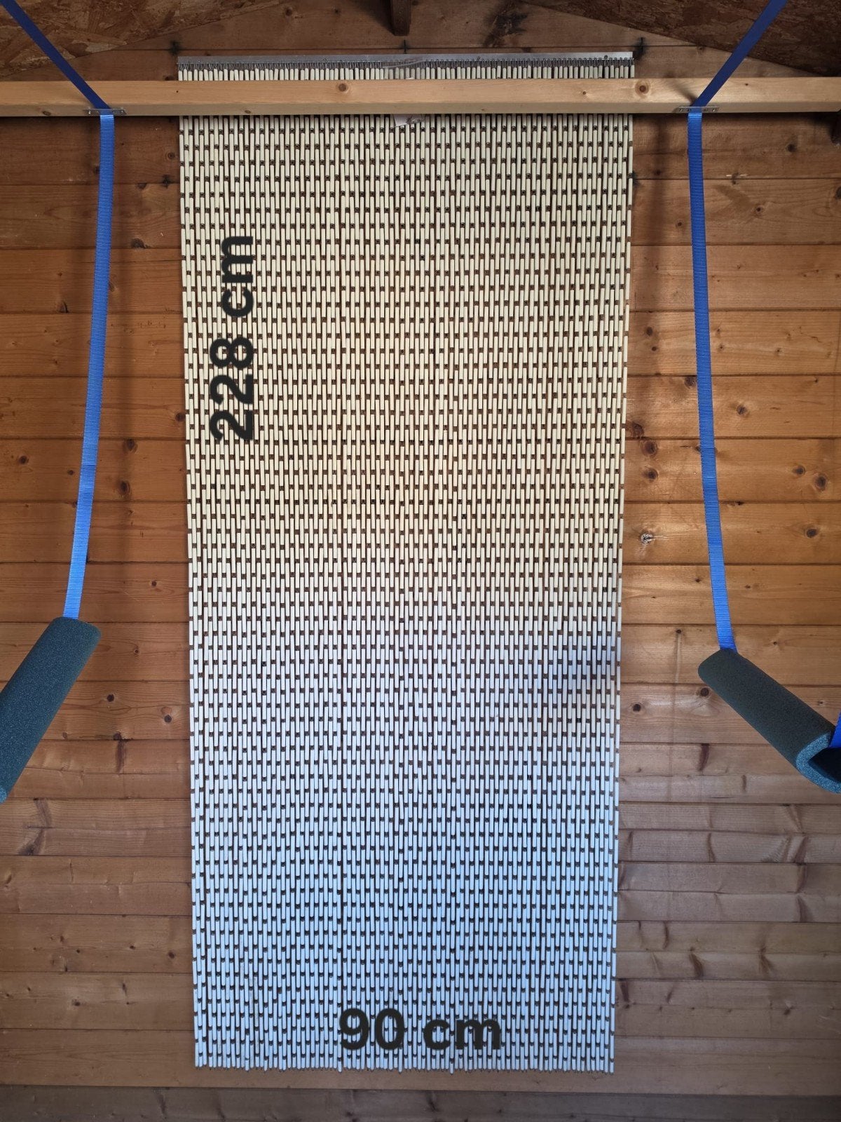 Vliegengordijn 90x228 cm, Ophalen, Gebruikt, Vliegengordijn, Bruin