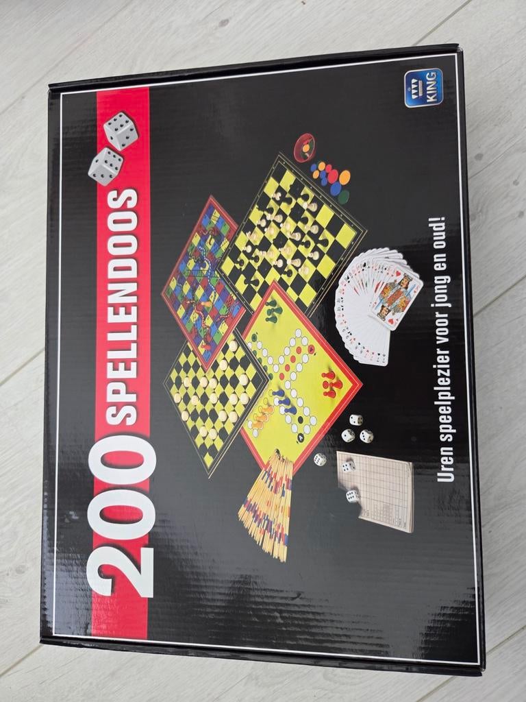 200 Spellendoos - Nieuw in verpakking, Ophalen