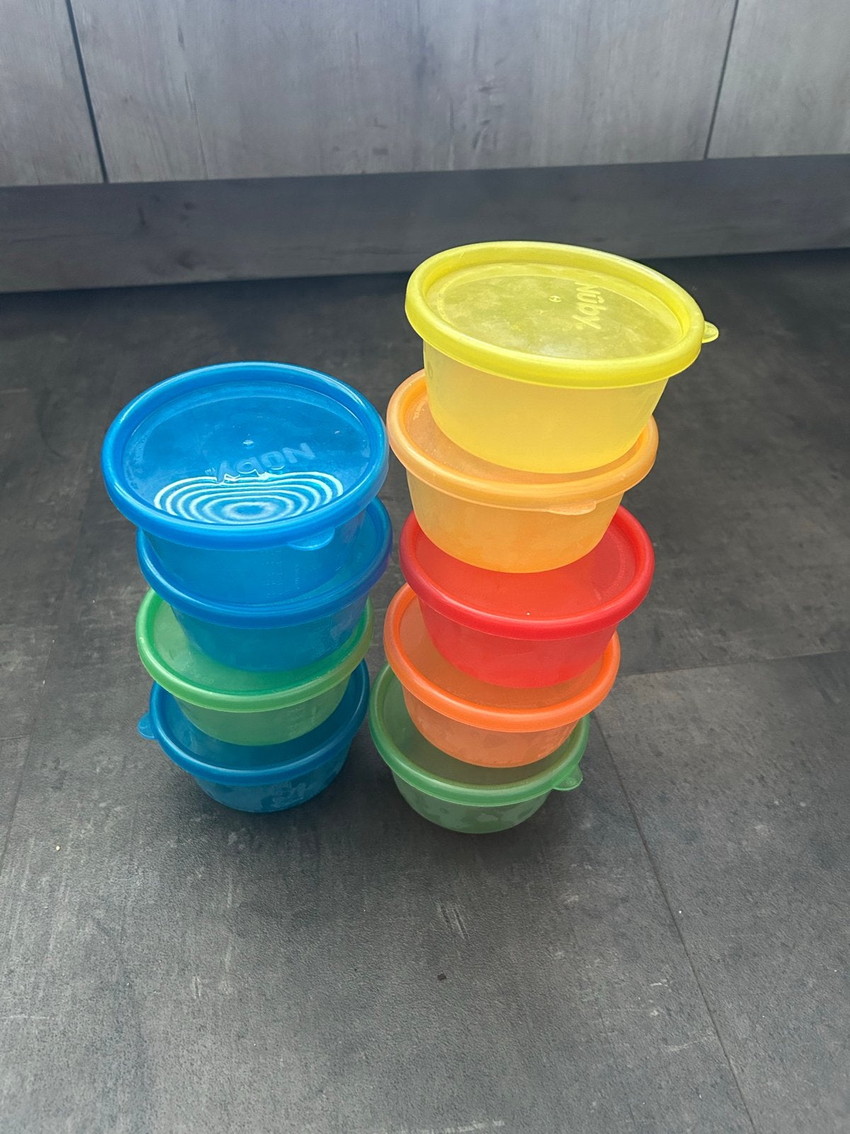 Nuby’s snackkommetjes, Ophalen of Verzenden, Gebruikt, Bewaarbakje, Overige merken