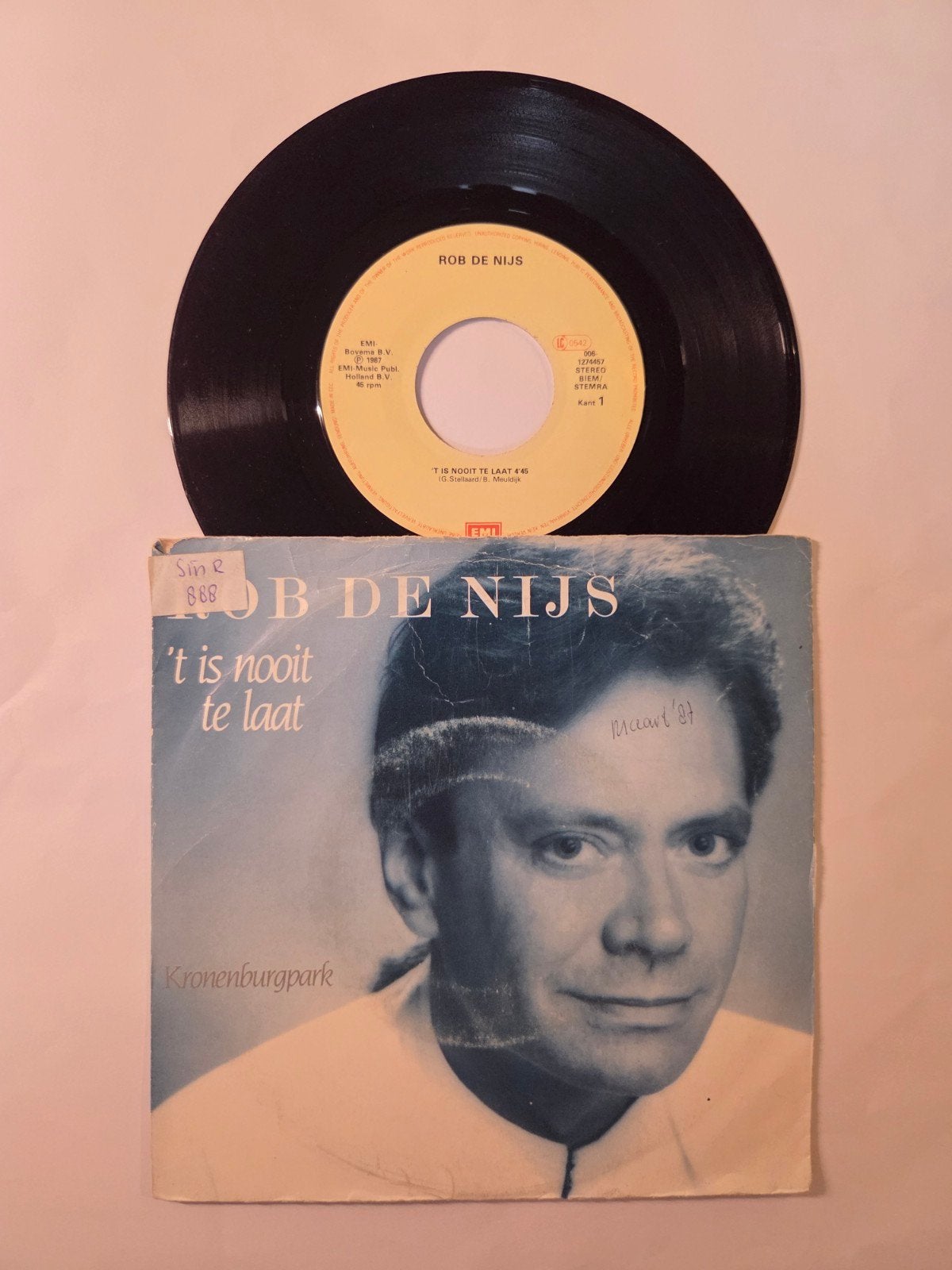 Rob de Nijs - 't Is nooit te laat, Cd's en Dvd's, Vinyl Singles, Gebruikt, 7 inch, Single, Ophalen of Verzenden