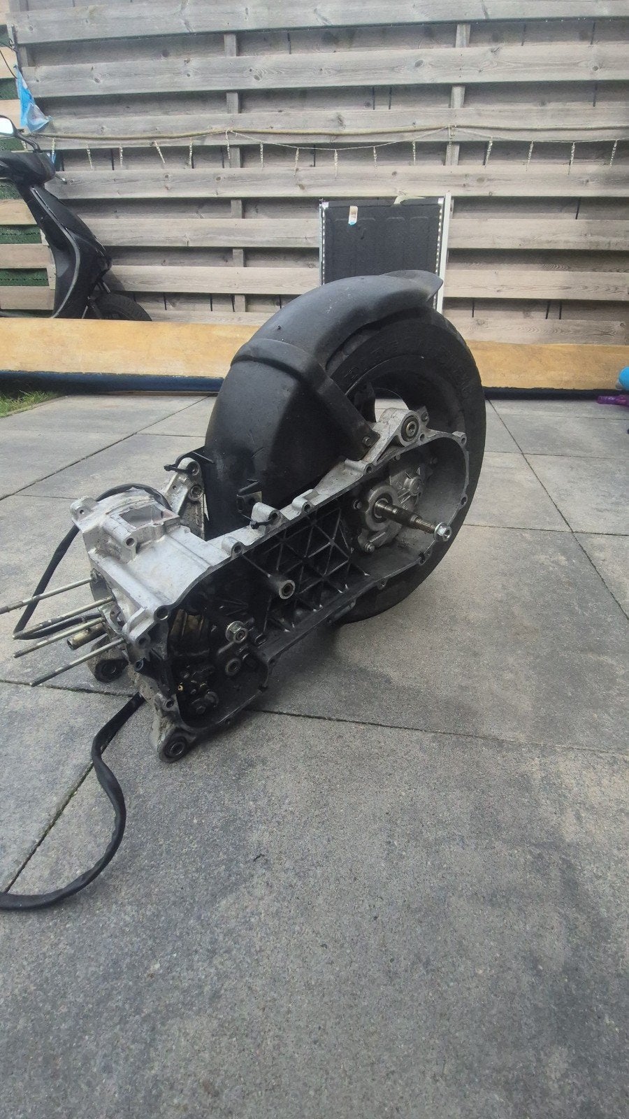 Piaggio Quartz carters met Jasil krukas, band en velg, Ophalen, Gebruikt, Blok, Piaggio