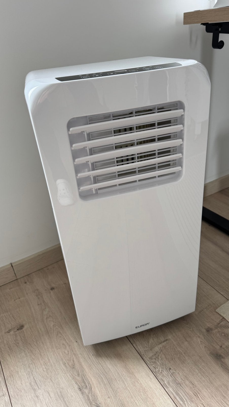 Mobiele Airconditioner Eurom 9000 BTU afstandbd. Afvoer etc, Ophalen, 3 snelheden of meer, Zo goed als nieuw, Koelen en Ontvochtigen