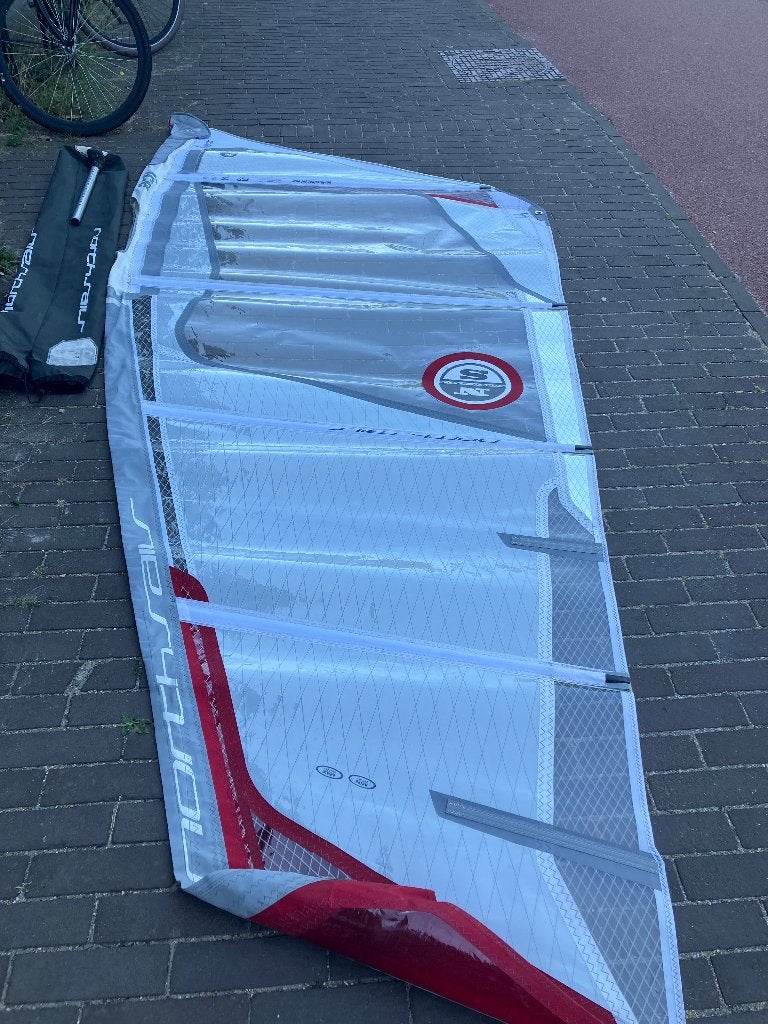 Windsurfzeil north Ice 5m, Ophalen, 5 tot 6.5 m², North Sails, Zeil