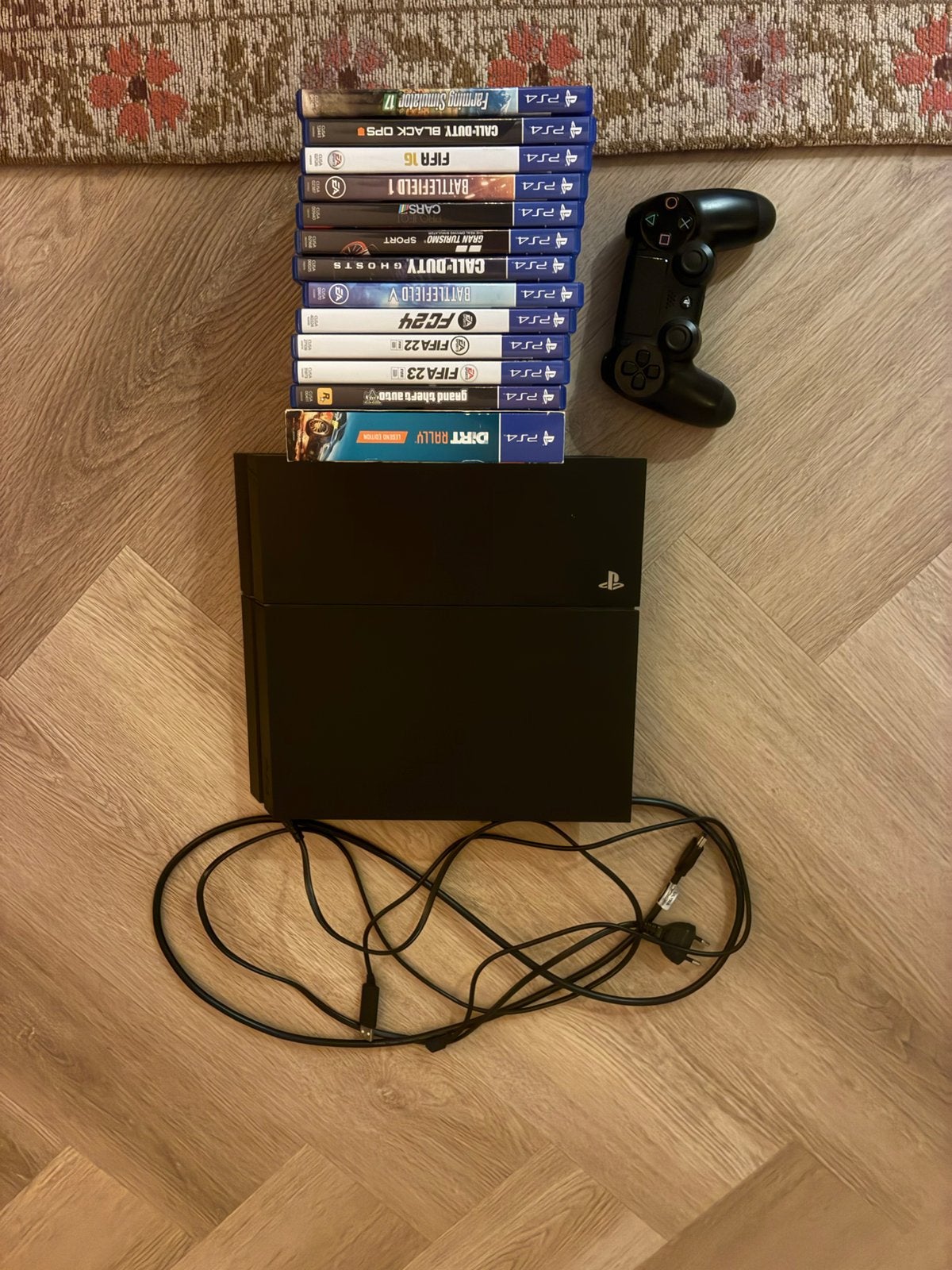 Playstation 4 / 500gb, Spelcomputers en Games, Ophalen, Zwart, Met 1 controller, Slim