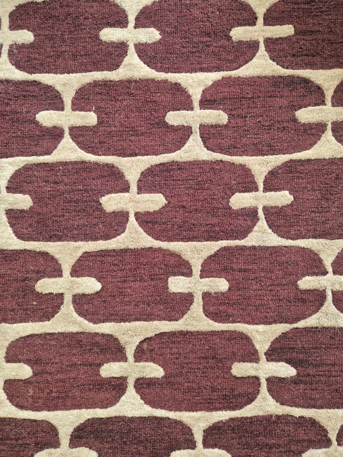 Tapijt met motief, Ophalen, Rood